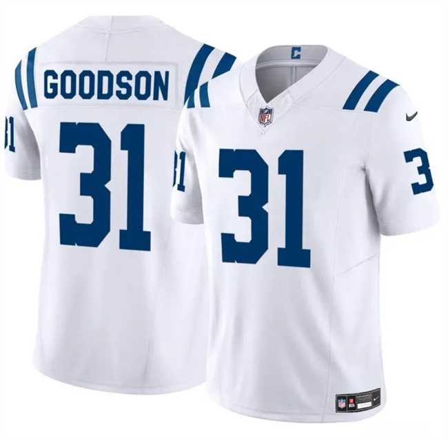 Men & Women & Youth Indianapolis Colts #31 Tyler Goodson White 2024 F.U.S.E. Vapor Limited Stitched Jersey Dzhi->green bay packers->NFL Jersey